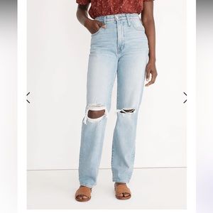 Madewell jeans: The Curvy Perfect Vintage Jean in Danby Wash: Ripped Edition